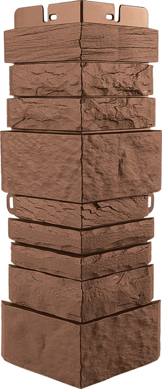 Угол наружный камень Шотландия (терракотовый) 0,45*0,16м (10шт)