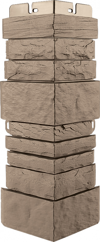 Угол наружный камень Шотландия (бежевый) 0,45*0,16м (10шт)