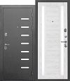 Дверь мет. 9 см Серебро Ривьера Айс Царга  (860 мм) правая/Ф1