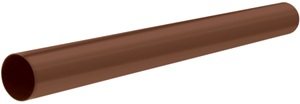 Труба водосточная ПВХ D74мм 4м (У) коричневая (Стандарт) (уп 8шт)