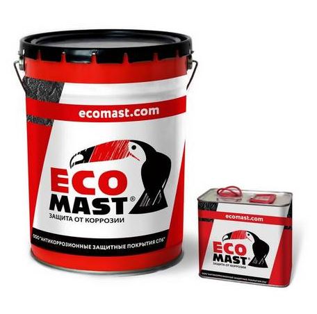 Грунт-эмаль Ecomast PU 75 RAL7040 (компл. 22 кг+ 1,3 кг)