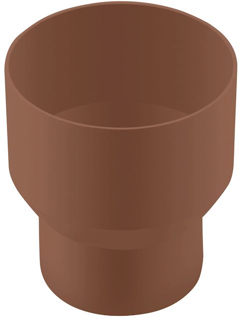 Муфта трубы переходная (У) коричневая (Стандарт) (уп 36шт)