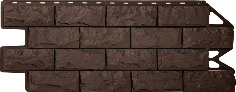 Фасадная панель Фагот ЭКО (коричневый) 1,16*0,45м (10шт)