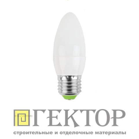 Лампа светодиод.LED-СВЕЧА-standard 5.0Вт 160-260В Е27 3000К 400Лм ASD (упак.50/10) 4690612003900