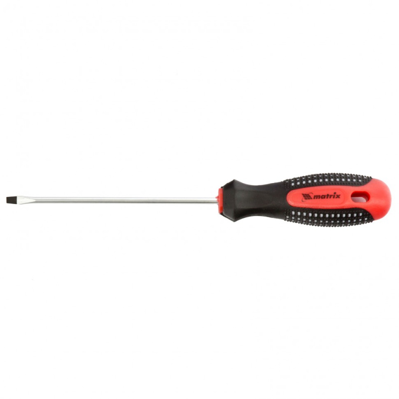 Отвертка SL5,0*100 мм CrV 3-х компонентная рукоятка anti slip Fusion Matrix 11419