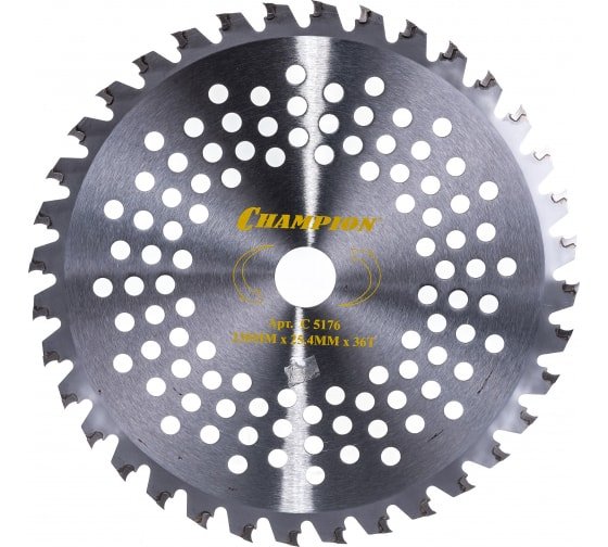 Нож с зубцами из твердого сплава CHAMPION  Tiger 36/230/25,4