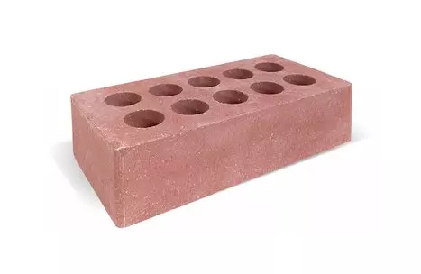 Кирпич облицовочный Brickstone СТАНДАРТ пустотелый Розовый БЦ 250х120х65