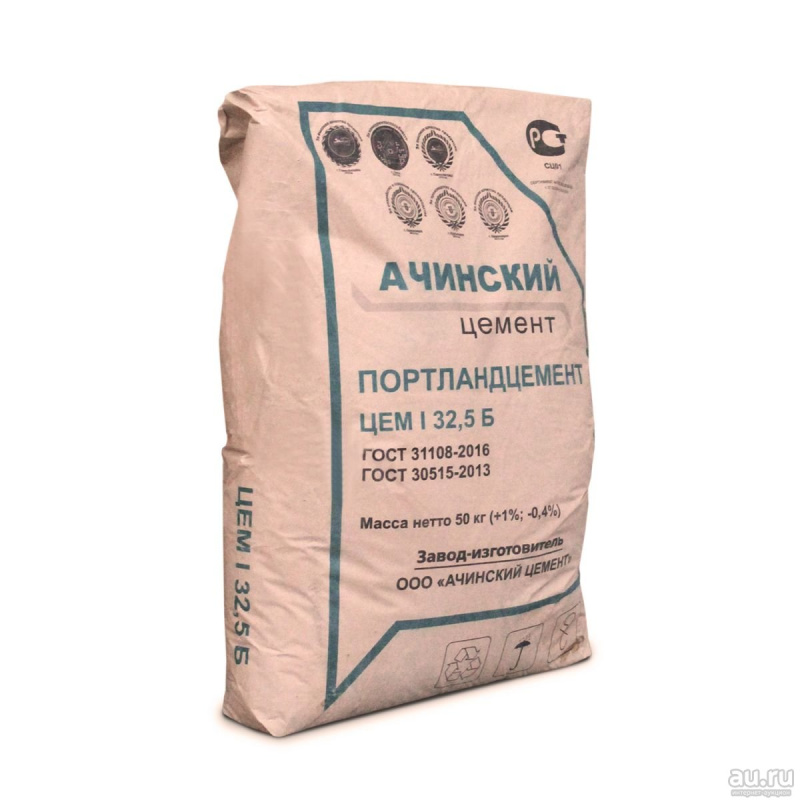 Цемент М-400 (Ачинск), 50кг.(30)