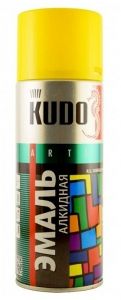 Эмаль универсальная KUDO KU-1013 жёлтая (12) RAL 1018