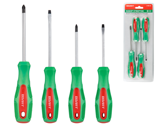 Набор отверток 4 штуки ВОЛАТ 17085-04