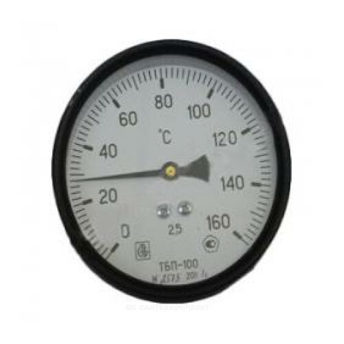 Термометр биметаллический D 63 L 50мм/лат.0+150/160гр. осевой