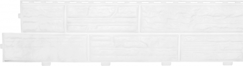 Сайдинг виниловый Белый СФ-01 3100*230мм (Сланцевая порода) (18шт)