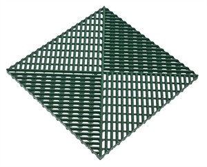 Решётка с дополнительным обрамлением 400х400х18 (зелёный)