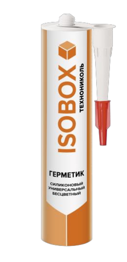 Герметик ISOBOX силиконовый универсальный беcцветный 260мл (12)