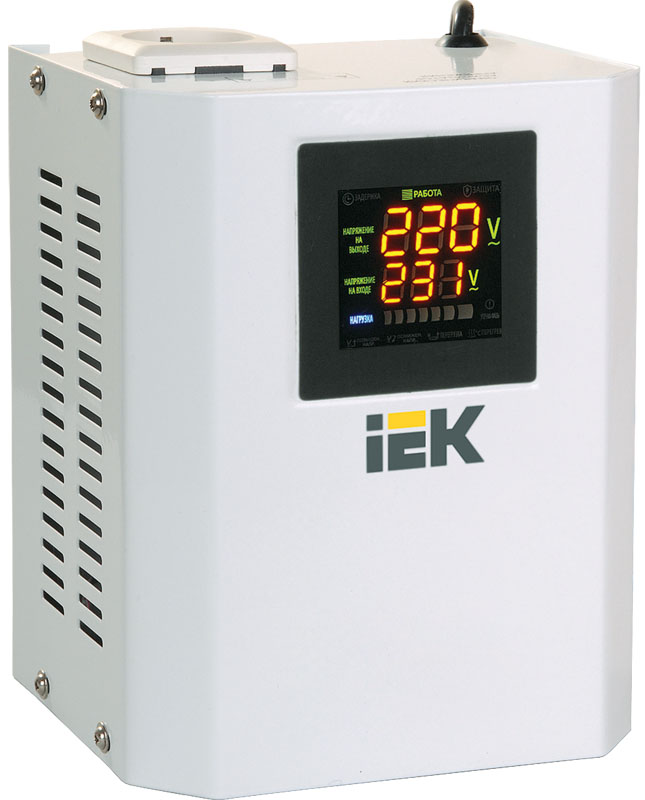 Стабилизатор напряжения серии Boiler 0.5 кВА IEK
