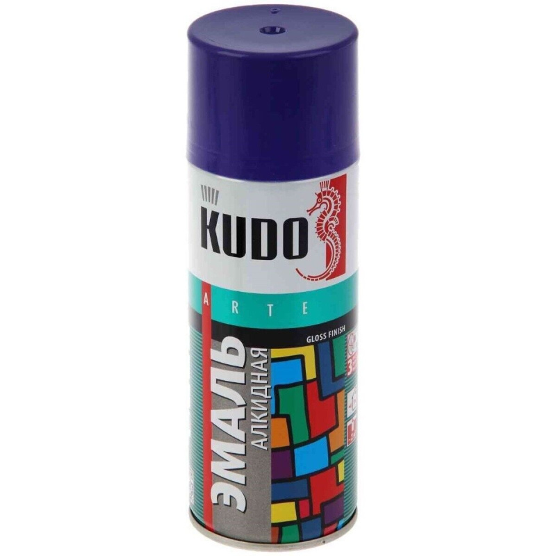 Эмаль универсальная KUDO KU-1015 фиолетовая (12) RAL 4001