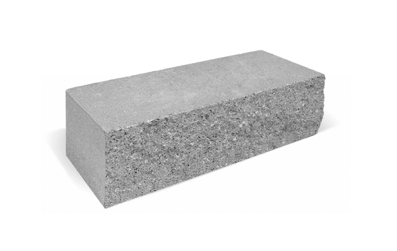 Кирпич облицовочный Brickstone РВАНЫЙ ЛОЖОК Серый 250х95х65