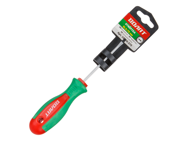 Отвертка SL 3,0*75 мм ВОЛАТ 18060-375