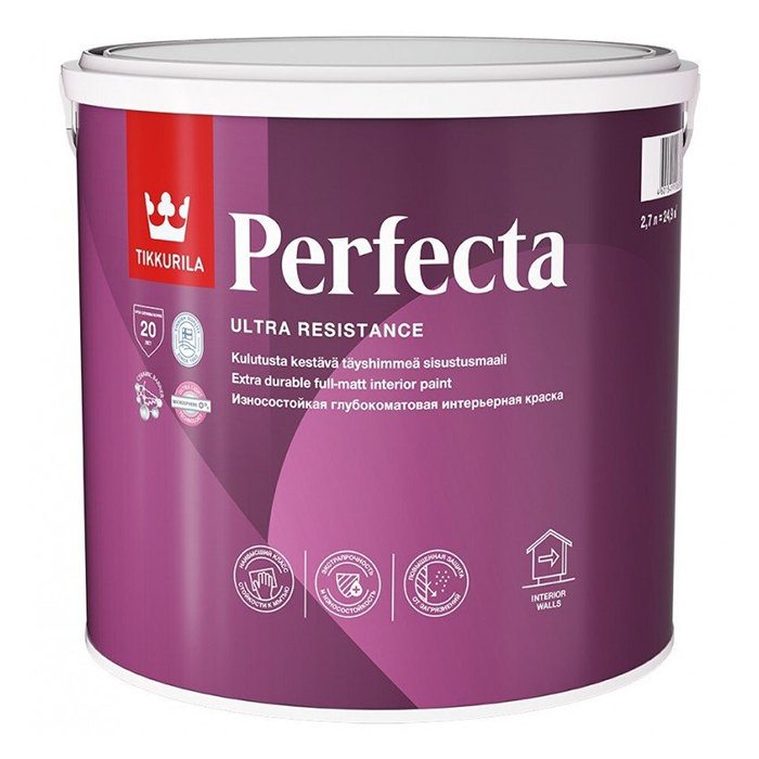 Краска HARMONY PERFECTA интерьерная A гл/мат 2,7л