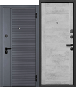 Дверь мет. 7,5 см Бостон Бетон снежный Царга (960 мм) левая/ФТ