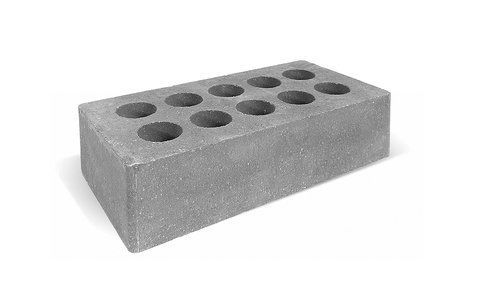 Кирпич облицовочный Brickstone СТАНДАРТ пустотелый Серый БЦ 250х120х65