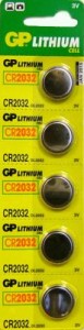 Элемент питания GP CR2032 BL5   цена  1 шт.