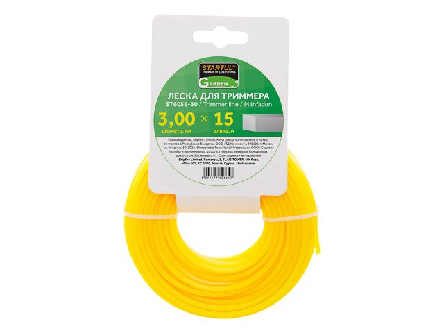 Леска STARTUL GARDEN 3,0 мм L 15 м квадрат сеч.