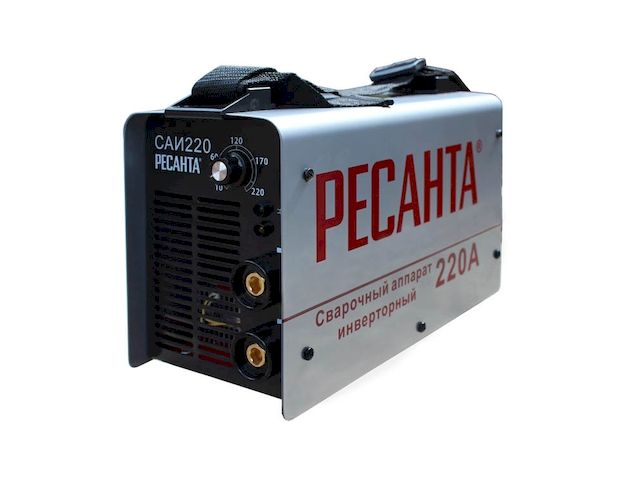 Сварочный аппарат 220A, инвертор, напр.140-240В //САИ-220 //РЕСАНТА 