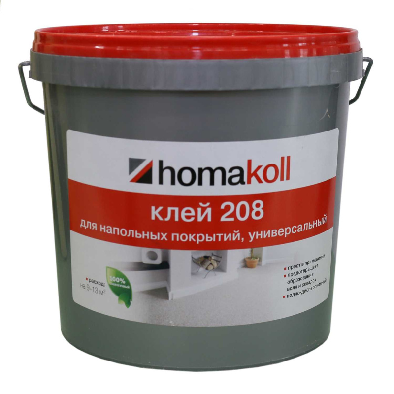 Клей Хомакол 208 универсальный для напольных покрытий  3л (4кг)