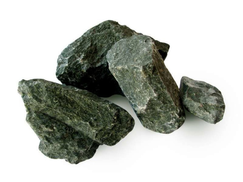 Камень "Дунит" колотый, 20 кг (коробка)