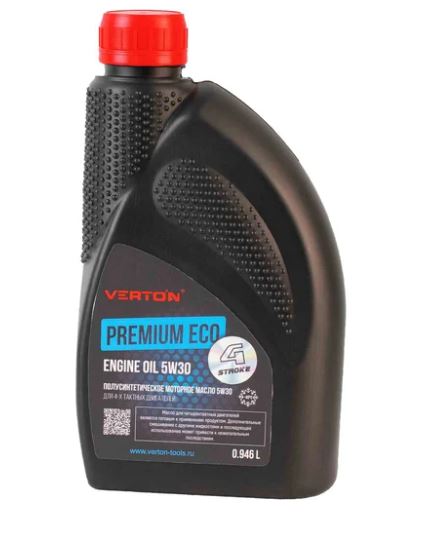 Масло 4 ТАКТ полусинтетическое 5W30 VERTON PREMIUM ECO 1 л