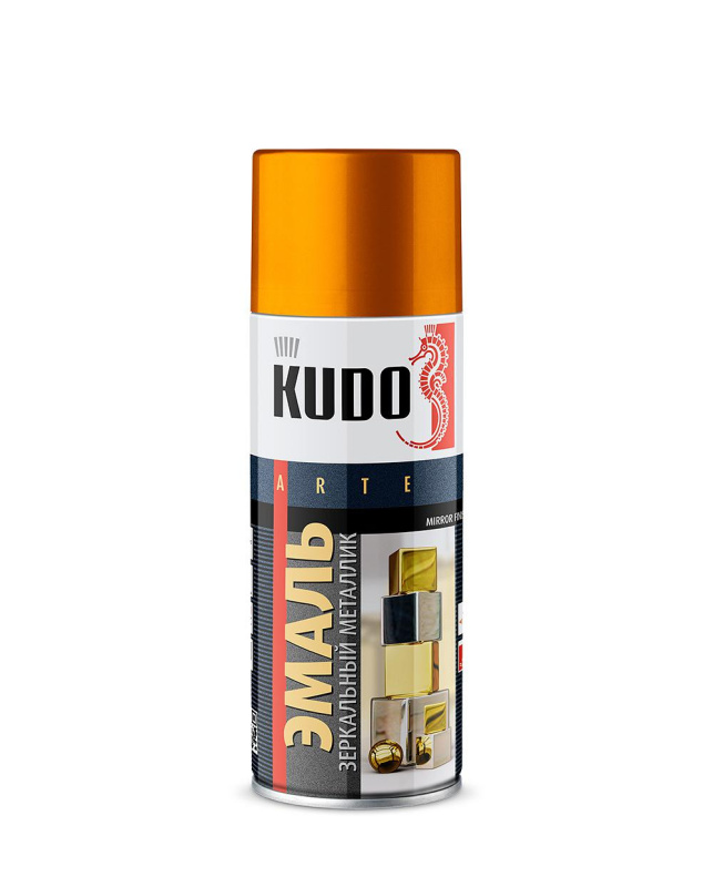 Эмаль металлик универсальная KUDO KU-1033 хром зеркальный (12)