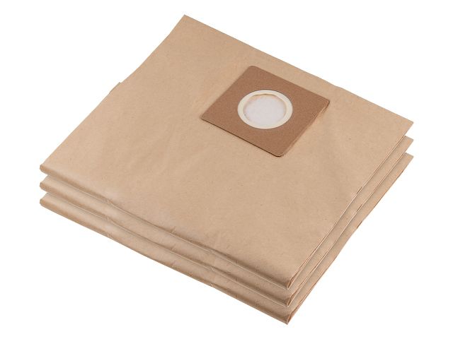 Мешок бумажный для пылесосов  30 л, (3 шт в уп)// WORTEX