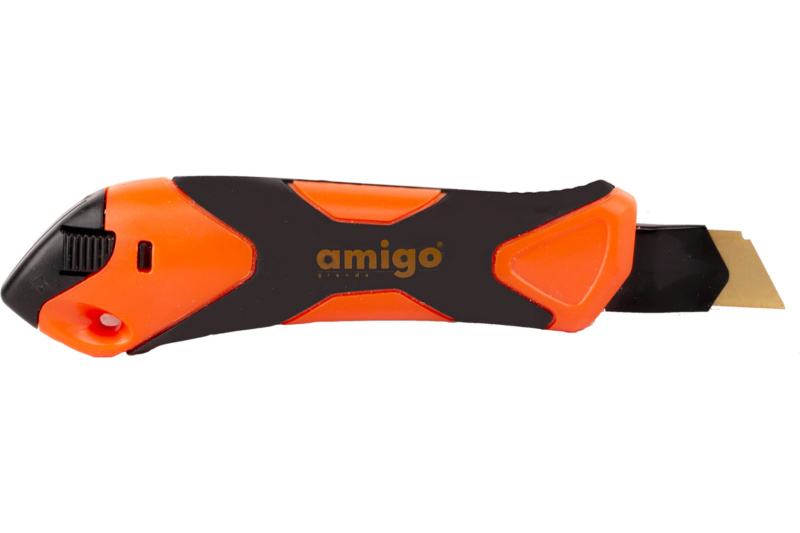 Нож 18 мм строительный Amigo Grande 77450