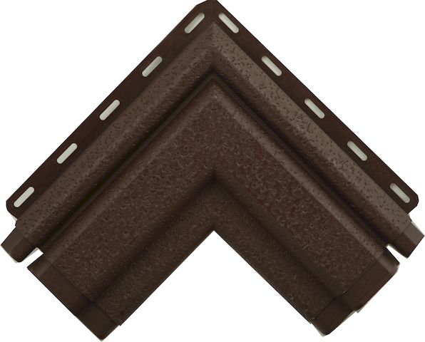 Угол наличника "Модерн" (коричневый) 0,32*0,32м (Фасад)(24шт)