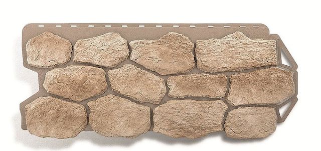 Фасадная панель «Бутовый камень» (нормандский) 1,13х0,47 м (10)