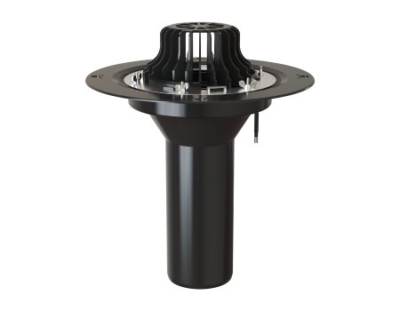 Воронка Технониколь с обжимным металлическим фланцем обогрев 160*450