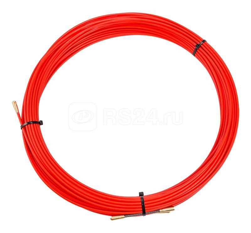 Протяжка кабельная (мини УЗК в бухте), стеклопруток, d=3.5 мм 30 м красная (47-1030)	REXANT	