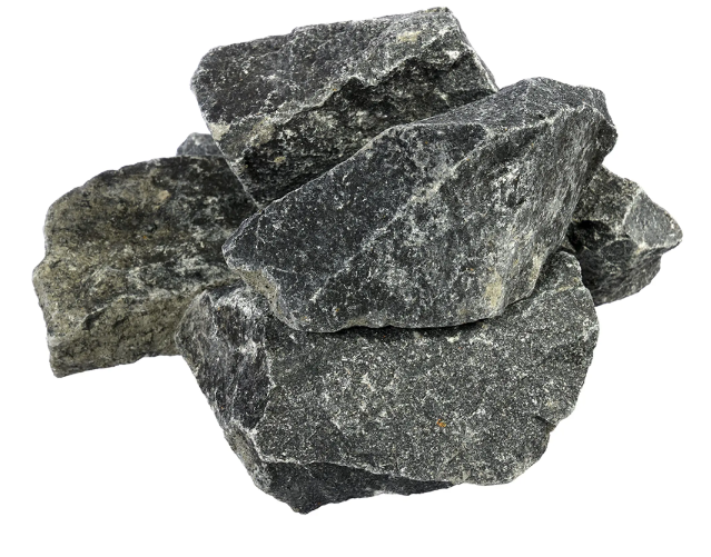 Камень "Габбро-Диабаз" колотый, 20 кг (коробка)