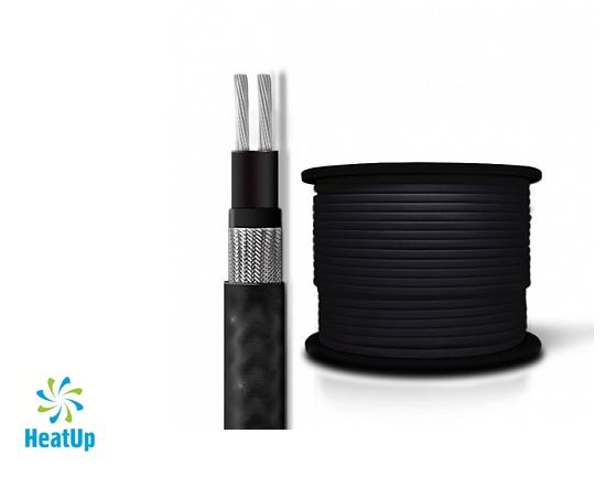Саморегулирующийся греющий кабель в трубу 15SeDS2-CF 15 Вт/м "HeatUp" (250м)