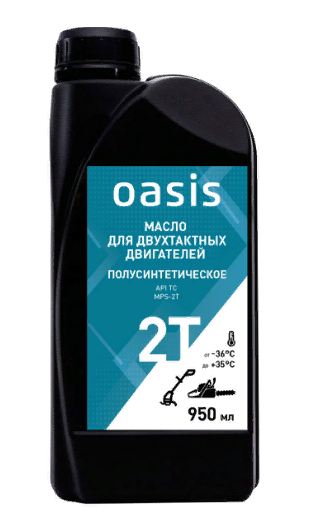 Масло 2 ТАКТ полусинтетическое 1л MPS-2T//OASIS