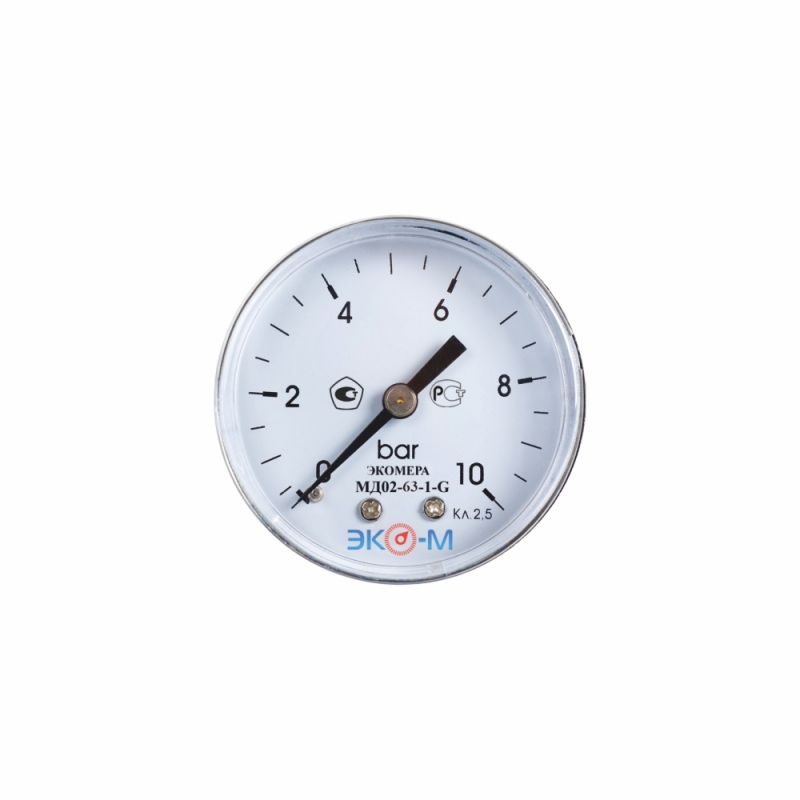 Термометр биметаллический  ЭКОМЕРА БТ-1-63, 0-120С, L=40