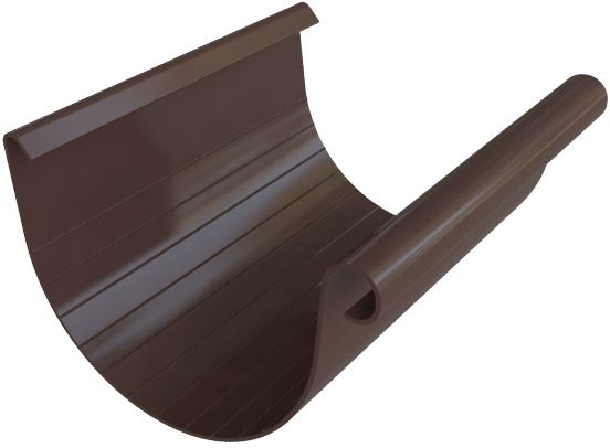 Желоб ПВХ D115мм 3м (У) коричневый (Стандарт) (уп 8шт)