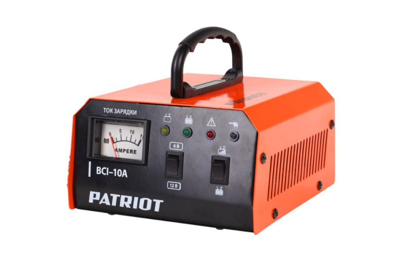Зарядное устройство  6/12В, 10А, 10-150 А*ч// BCI-10A//PATRIOT
