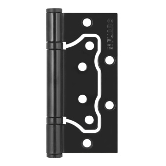 Петля дверная без врезки 100х75х2,5мм BL (черный) блистер FUARO