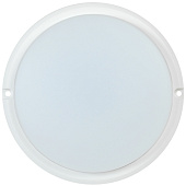 Светильник светодиодный ДПО 4002 12Вт IP54 4000K круг белый пластик IEK