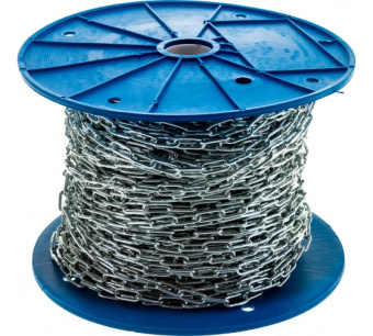 Цепь короткое звено оцинк.6  (18 м)