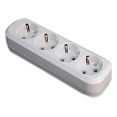 Колодка УЗ-4-GRAND четырехместная с заземлением 5140 IN HOME