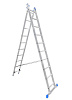 Лестница LadderBel 2х10 ступеней алюминиевая двухсекционная (2.76/4.86м)