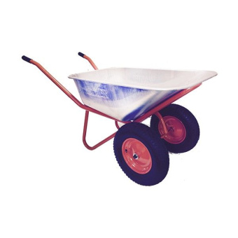 Тачка строительная 2 колесная MASTER WB5009MS2-100 250кг/100л оранж